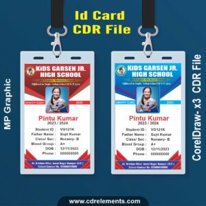 School ID Card CDR File