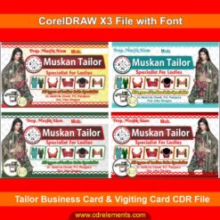 Tailor Business Card & Visiting Card CDR File