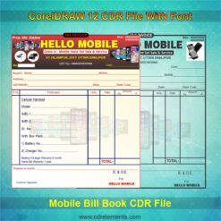 Mobile Bill Book CDR File
