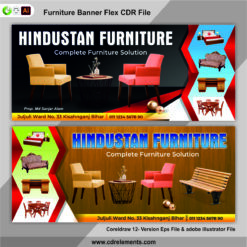 Furniture Banner CDR File Eps File & adobe illustrator File