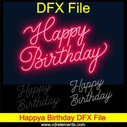Happy Birthday DFX File