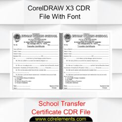 School Transfer Certificate CDR File