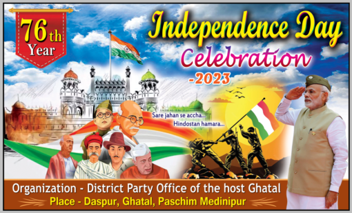 Independence Day BJP Banner