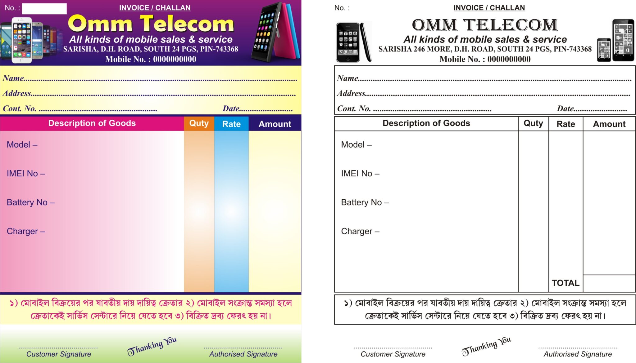 Telecom Bill Cdr File